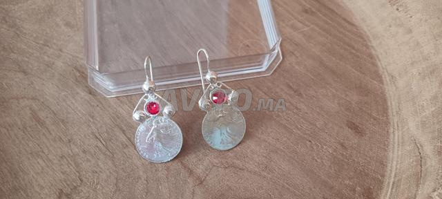 Boucles d'oreilles argent - 2
