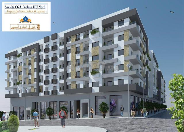 Appartement 55 m2 à Aouama avec aide, semi-fini