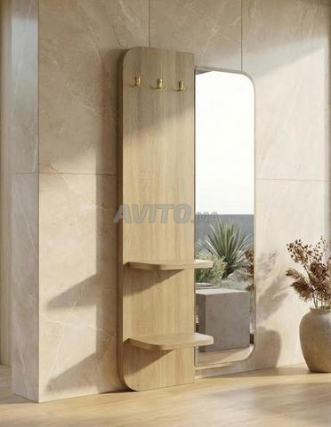 Miroir et organisateur moderne en 2 couleurs - 2