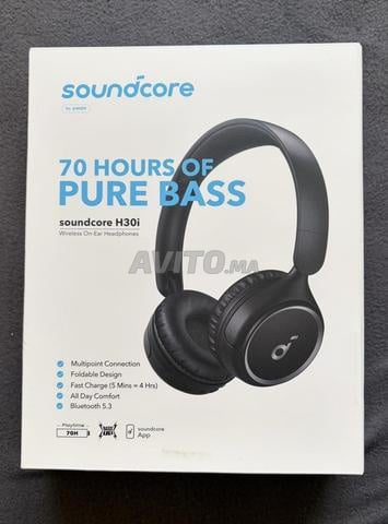 سماعات بلوتوث فوق الأذن Soundcore H30i