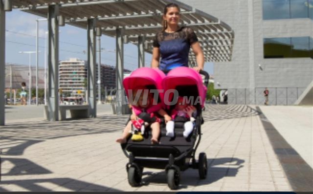 Poussette jumeaux originale comme neuf