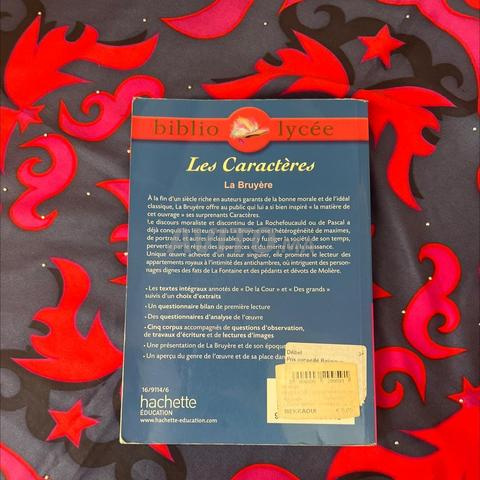 Livre « Les caractères » de La Bruyère - 2