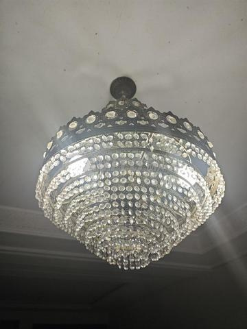 Lustre cristal 6 lampes - 2