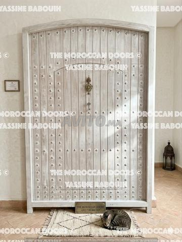 Grande Porte de Riad Portillon Interne Sur Mesure