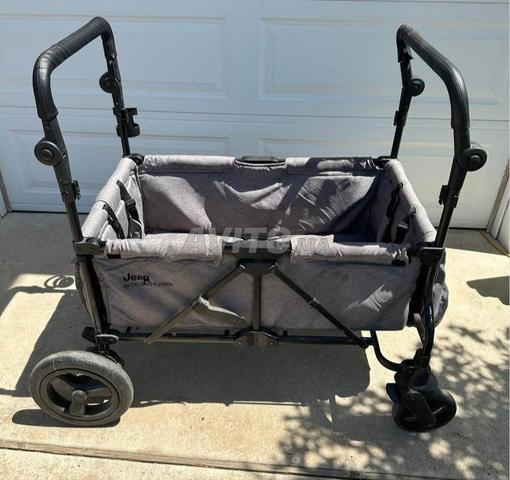 Chariot pliable Jeep pour enfants avec toit - 2