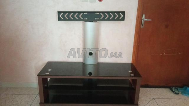 Vente table TV en verre - 2