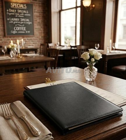 Un menu élégant PORTE-MENU pour votre restaurant - 2