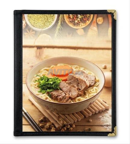 Porte Menu Transparent A4 – Élégance - 2