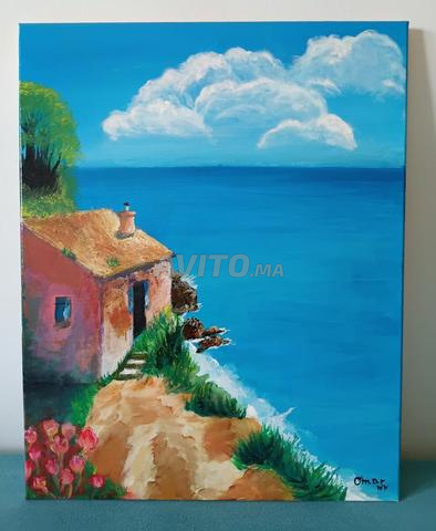 Tableau paysage marin