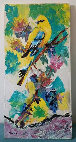 Tableau Oiseau sur branche