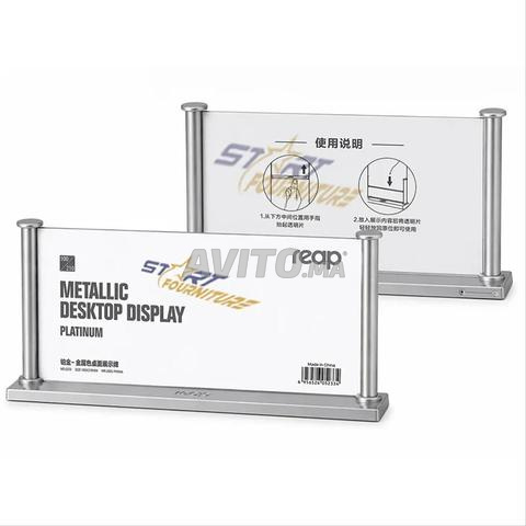Chevalet de Bureau en Plastique Transparent - 2