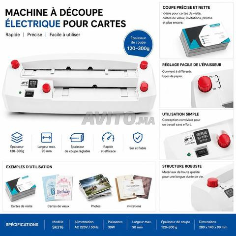Coupe-Cartes de Visite Électrique - 2