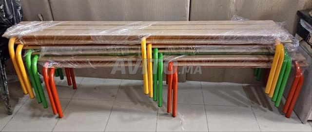 Banc scolaire polyvalent/vestiaire - 2