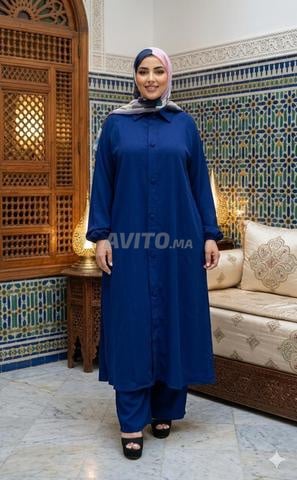 طقم ريحانة للمحجبات: الثوب والفينيسيو ممتازة - 2