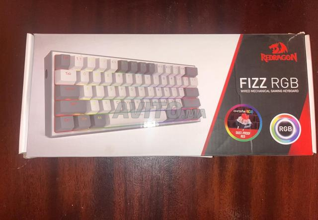 لوحة مفاتيح RedDragon Fizz RGB - 2