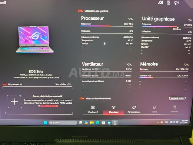 Asus Rog Strix G17 | AMD Ryzen 9 7845HX | RTX 4070 - 2