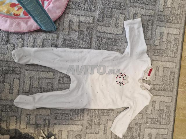 Lot de 7 grenouillères bébé fille