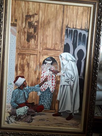Tableaux d'art peints à la main sur tissu, taille 130 - 2