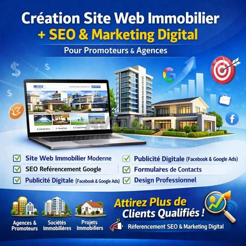 Création Site Web Immobilier Professionnel