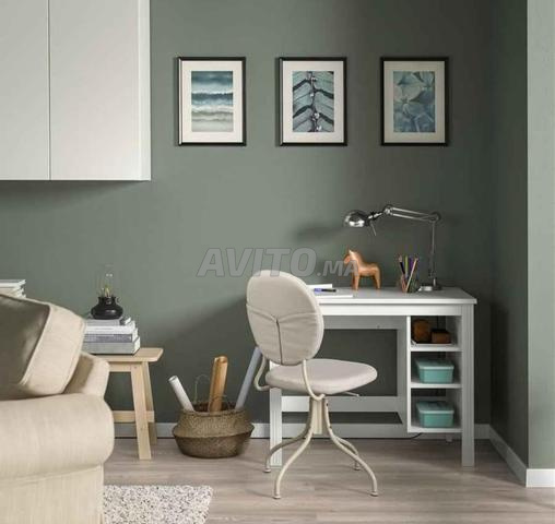 Bureau Blanc IKEA neuf – moderne et pratique - 2