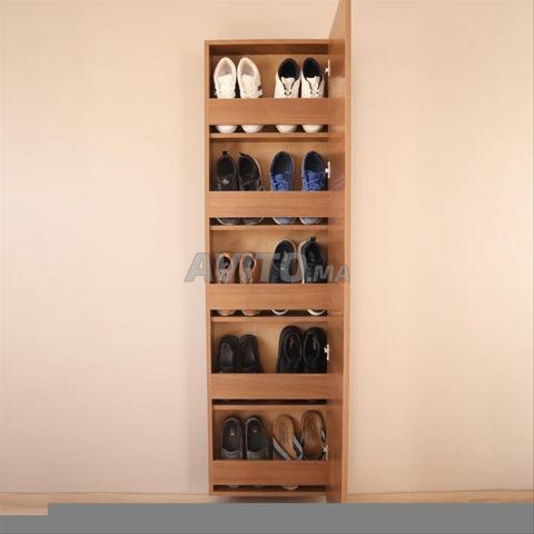 Miroir organisateur de chaussures avec miroir - 2