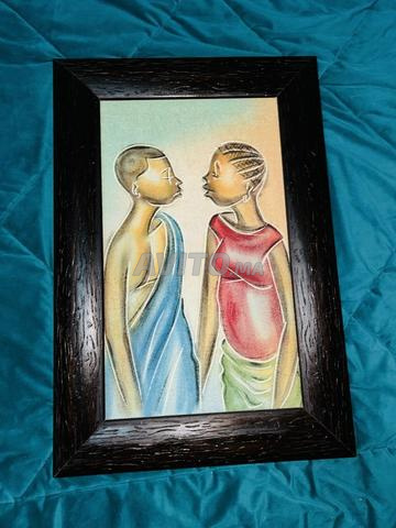 🖼️ Tableau décoratif africain – 70x50 cm –