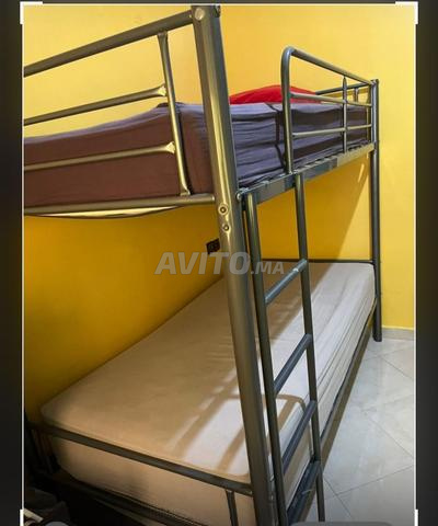 Lit superposé en métal – 1100 DHS (sans matelas) - 2