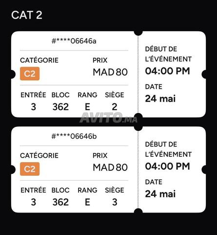 Ticket AS FAR 🇲🇦 vs Mamelodi Sundowns 🇿🇦 - 2