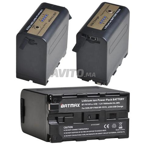 Batterie BATMAX NP-F770-USB - Livraison Gratuite - 2