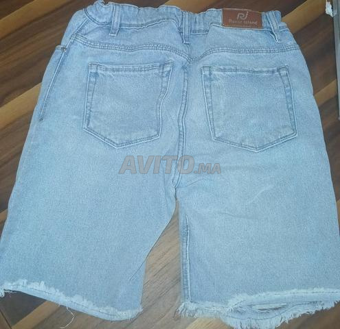 Short jean bleu - 2
