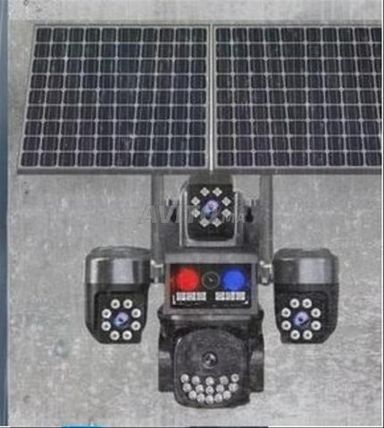 Caméra 4G Solaire 20 MP - 4 Objectifs 2 Panneaux t1