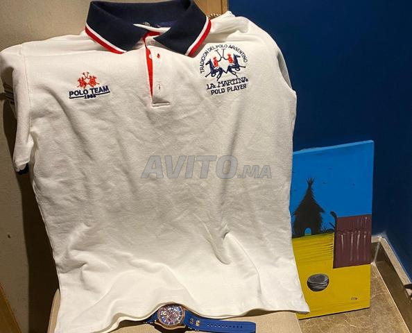 Polo La Martina blanc original - 2