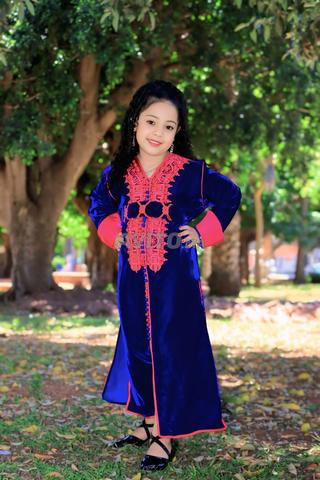 Caftan élégant pour filles, travail raffiné - 2