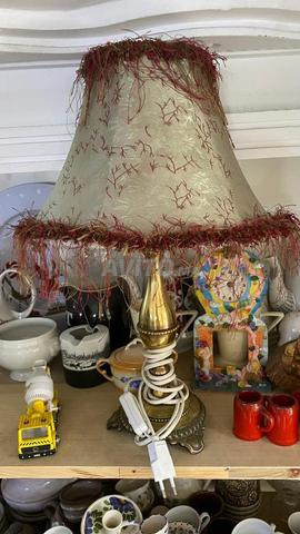 غطاء مصباح نحاسي ذهبي عتيق... مصباح ليلي كلاسيكي - 2