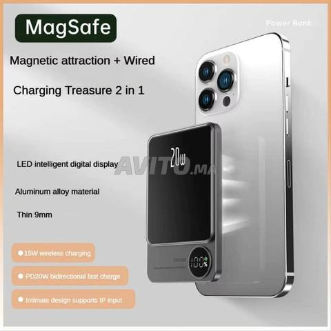 Batterie externe 10000 mAh chargeur sans fil power bank