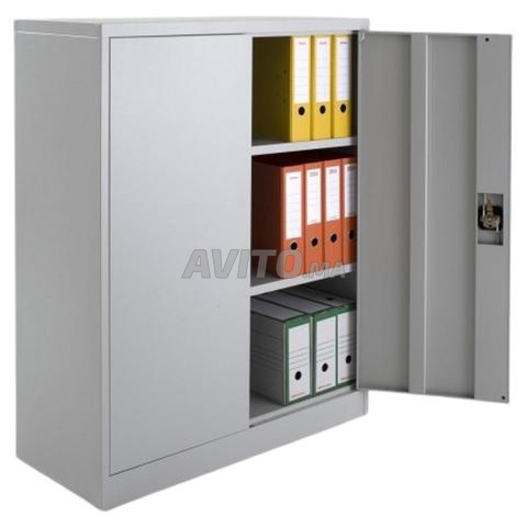 Armoire métallique basse/porte battante/vestiaire - 2