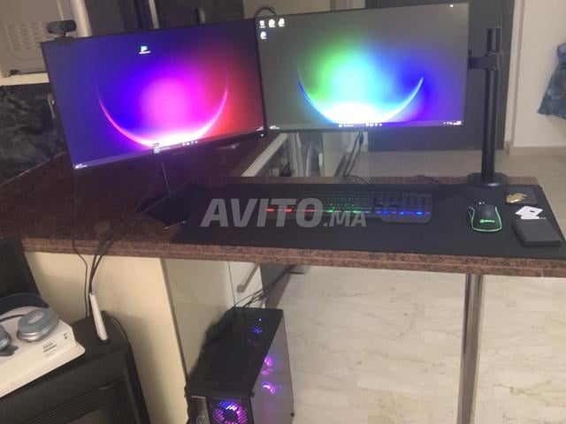 حاسوب ألعاب كامل AMD Ryzen 7 بشاشتين - 2