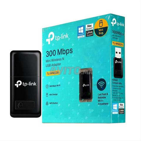 مفتاح واي فاي TPLINK TL-WN823N نانو 300 ميجابت في الثانية (TLWN823N)