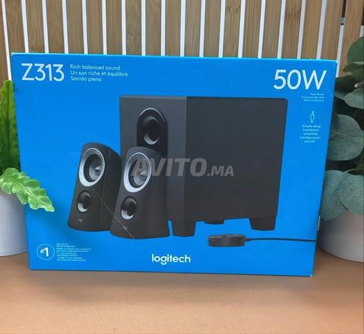 مكبرات صوت لوجيتيك Z313 ستيريو مع مضخم صوت