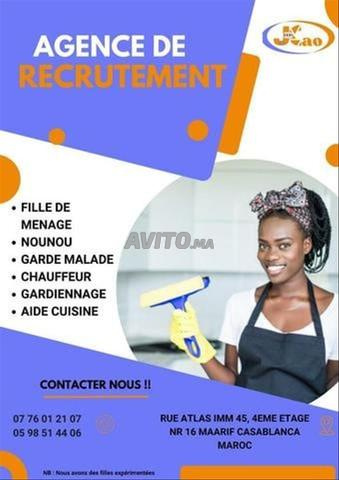 FEMME DE MENAGE NOUNOUS AIDE CUISINE DISPONIBLE