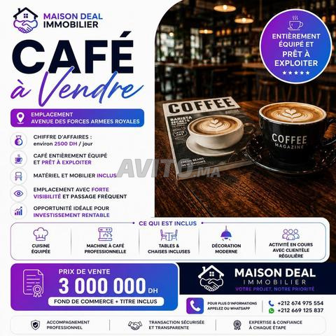 Café à Vendre au centre d'Agadir