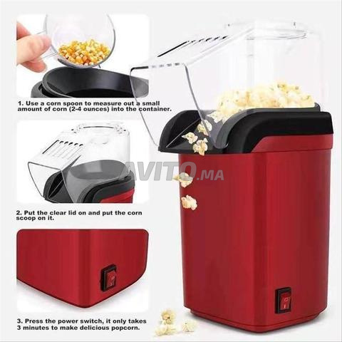 Machine à Popcorn Électrique Sans Huile en 3 minutes - 2