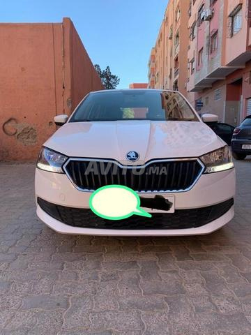 Skoda Fabia blanche