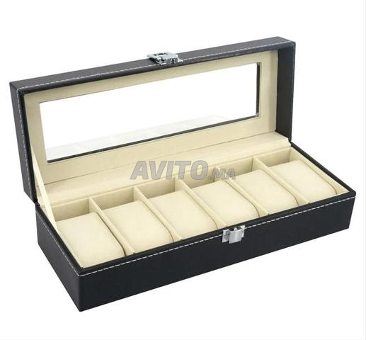 Boîte de rangement pour montre en cuir - 2