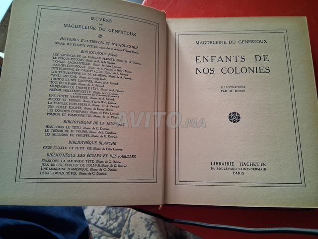 Livre Enfants de nos colonies 1939 - 2