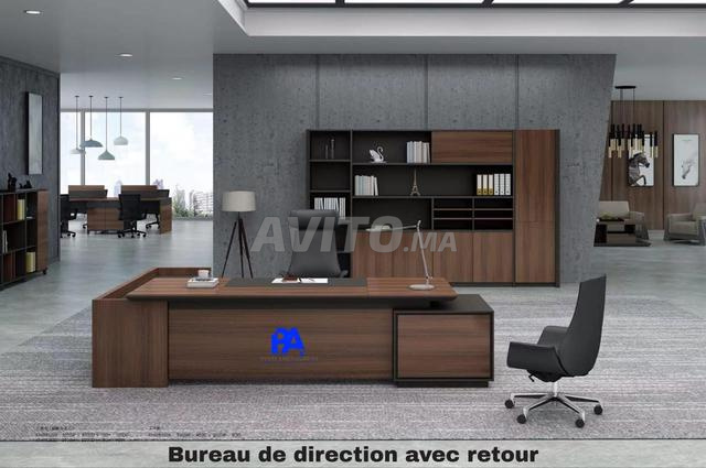 Bureau avec retour qualité d'importation/fauteuil