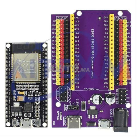 ESP32 DevKitC 32 CP2102 avec carte 38 broches - 2