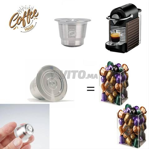 Capsule Café Inox Rechargeable Nespresso