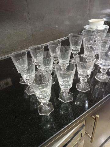 Rare - Verres à pied Cristal Sèvres