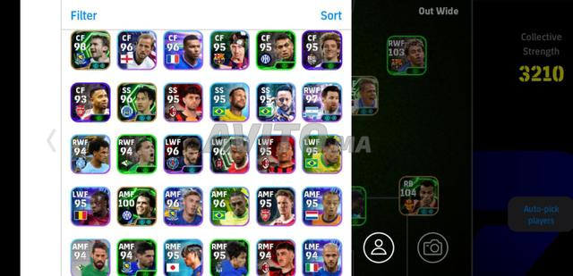 Compte efootball mobile - 2